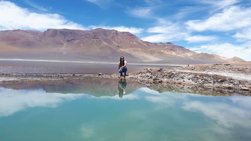 Lagunas Altiplânicas no Atacama, no Chile