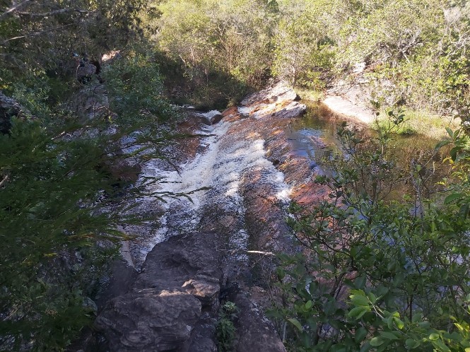 rio Rodas nas cachoeiras no Vale do Capão
