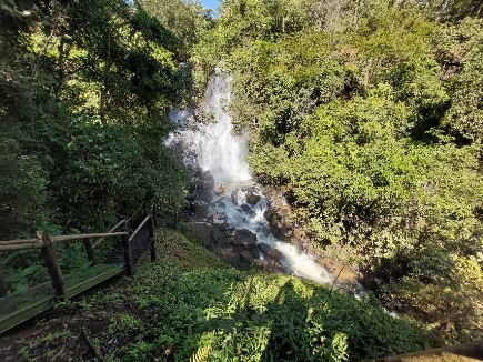 Cachoeira do Saltinho no Parque Natural Municipal Salto do Sucuriú