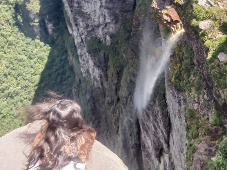 Cachoeira da Fumaça no Vale do Capão